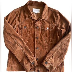 Sky and Sparrow Rust Corduroy Jacket